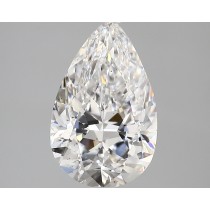 Lab Created 2.84 Carat D-VS2 Pear Shaped Diamond Lab Created 2.84 Carat D-VS2 Pear Shaped Diamond