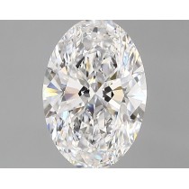 Lab Created 1.55 Carat D-VVS2 Oval Diamond
