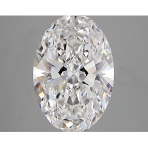 Lab Created 3.24 Carat E-VS1 Oval Diamond