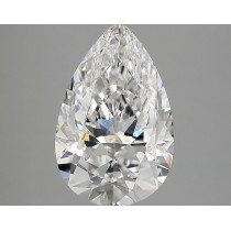 Lab Created 2.68 Carat E-VVS2 Pear Shaped Diamond Lab Created 2.68 Carat E-VVS2 Pear Shaped Diamond