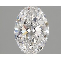 Lab Created 1.34 Carat D-VVS2 Oval Diamond