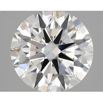 Lab Created 2.51 Carat D-VS1 Round Diamond