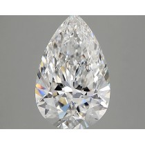 Lab Created 2.66 Carat E-VS1 Pear Shaped Diamond Lab Created 2.66 Carat E-VS1 Pear Shaped Diamond
