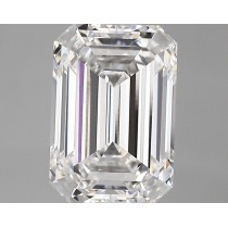 Lab Created 2.82 Carat E-VS1 Emerald Cut Diamond