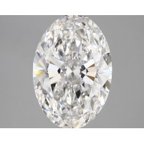 Lab Created 3.55 Carat E-VS1 Oval Diamond Lab Created 3.55 Carat E-VS1 Oval Diamond