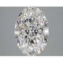 Lab Created 3.20 Carat D-VS1 Oval Diamond