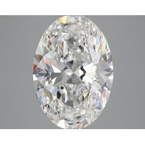 Lab Created 3.80 Carat E-VS1 Oval Diamond
