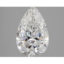 Lab Created 2.11 Carat D-VS1 Pear Shaped Diamond Lab Created 2.11 Carat D-VS1 Pear Shaped Diamond