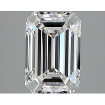 Lab Created 2.75 Carat E-VS2 Emerald Cut Diamond Lab Created 2.75 Carat E-VS2 Emerald Cut Diamond