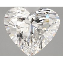 Lab Created 2.84 Carat E-VS1 Heart Shaped Diamond Lab Created 2.84 Carat E-VS1 Heart Shaped Diamond