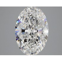 Lab Created 3.30 Carat E-VS1 Oval Diamond