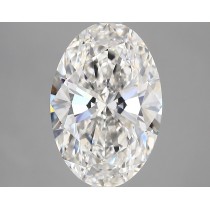 Lab Created 4.00 Carat F-VVS2 Oval Diamond