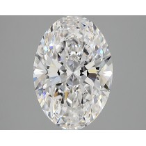Lab Created 3.22 Carat D-VS1 Oval Diamond Lab Created 3.22 Carat D-VS1 Oval Diamond