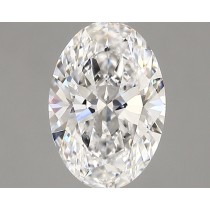 Lab Created 1.55 Carat D-VS1 Oval Diamond