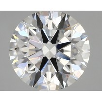 Lab Created 2.55 Carat G-VS1 Round Diamond