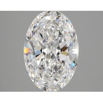 Lab Created 2.77 Carat D-VVS2 Oval Diamond Lab Created 2.77 Carat D-VVS2 Oval Diamond