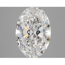 Lab Created 3.30 Carat D-VS1 Oval Diamond