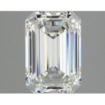 Lab Created 2.13 Carat G-VVS1 Emerald Cut Diamond Lab Created 2.13 Carat G-VVS1 Emerald Cut Diamond