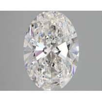 Lab Created 4.00 Carat F-VVS2 Oval Diamond