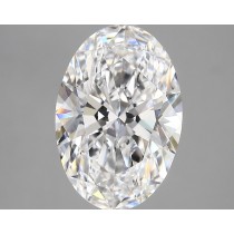 Lab Created 3.55 Carat D-VS1 Oval Diamond Lab Created 3.55 Carat D-VS1 Oval Diamond