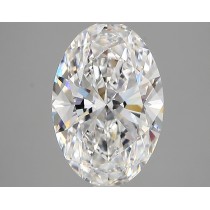 Lab Created 3.25 Carat D-VS1 Oval Diamond Lab Created 3.25 Carat D-VS1 Oval Diamond