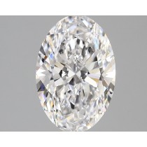 Lab Created 2.44 Carat D-VS1 Oval Diamond Lab Created 2.44 Carat D-VS1 Oval Diamond
