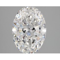 Lab Created 3.24 Carat D-VS1 Oval Diamond
