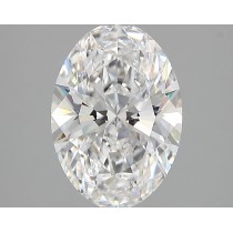 Lab Created 2.36 Carat D-VVS2 Oval Diamond Lab Created 2.36 Carat D-VVS2 Oval Diamond