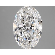Lab Created 3.21 Carat D-VVS2 Oval Diamond Lab Created 3.21 Carat D-VVS2 Oval Diamond