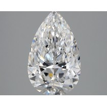 Lab Created 2.58 Carat E-VVS2 Pear Shaped Diamond Lab Created 2.58 Carat E-VVS2 Pear Shaped Diamond