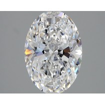 Lab Created 2.50 Carat D-VS1 Oval Diamond