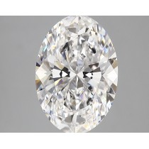 Lab Created 3.20 Carat D-VS1 Oval Diamond