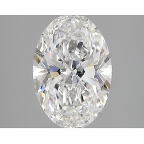 Lab Created 2.53 Carat D-VS1 Oval Diamond Lab Created 2.53 Carat D-VS1 Oval Diamond
