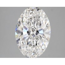 Lab Created 3.00 Carat D-VS1 Oval Diamond