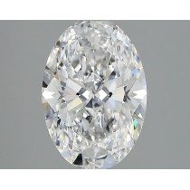 Lab Created 2.66 Carat D-VVS2 Oval Diamond Lab Created 2.66 Carat D-VVS2 Oval Diamond