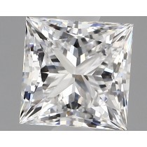 Lab Created 1.02 Carat D-VVS1 Princess Cut Diamond