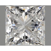 Lab Created 1.11 Carat D-VVS1 Princess Cut Diamond