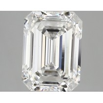 Lab Created 2.69 Carat D-VS1 Emerald Cut Diamond Lab Created 2.69 Carat D-VS1 Emerald Cut Diamond