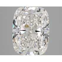Lab Created 4.02 Carat F-VVS2 Cushion Cut Diamond