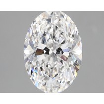 Lab Created 1.91 Carat D-VVS2 Oval Diamond