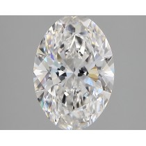 Lab Created 2.50 Carat F-VS1 Oval Diamond