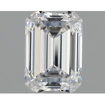 Lab Created 1.57 Carat D-VVS2 Emerald Cut Diamond Lab Created 1.57 Carat D-VVS2 Emerald Cut Diamond