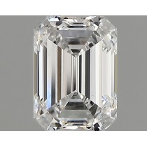 Lab Created 1.23 Carat D-VS1 Emerald Cut Diamond