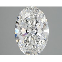 Lab Created 3.00 Carat D-VS1 Oval Diamond Lab Created 3.00 Carat D-VS1 Oval Diamond