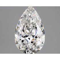Lab Created 2.05 Carat D-VS1 Pear Shaped Diamond Lab Created 2.05 Carat D-VS1 Pear Shaped Diamond