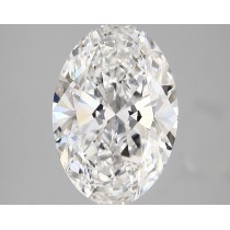 Lab Created 4.60 Carat E-VVS2 Oval Diamond Lab Created 4.60 Carat E-VVS2 Oval Diamond