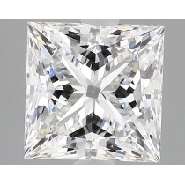 Lab Created 2.60 Carat D-VS1 Princess Cut Diamond