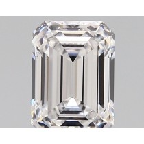 Lab Created 1.23 Carat D-VVS1 Emerald Cut Diamond