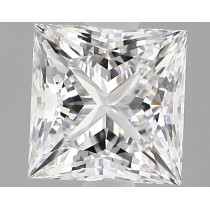 Lab Created 1.55 Carat E-VVS2 Princess Cut Diamond