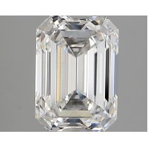 Lab Created 2.49 Carat E-VVS2 Emerald Cut Diamond Lab Created 2.49 Carat E-VVS2 Emerald Cut Diamond